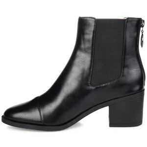 New Journee Collection Women's NIGELLA Black Heel Boots 7.5 Medium (B,M)